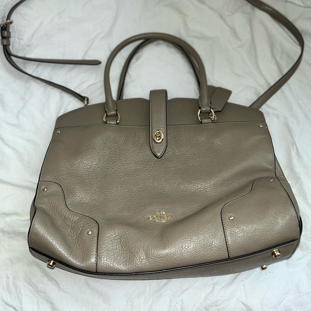 Tan Coach Purse